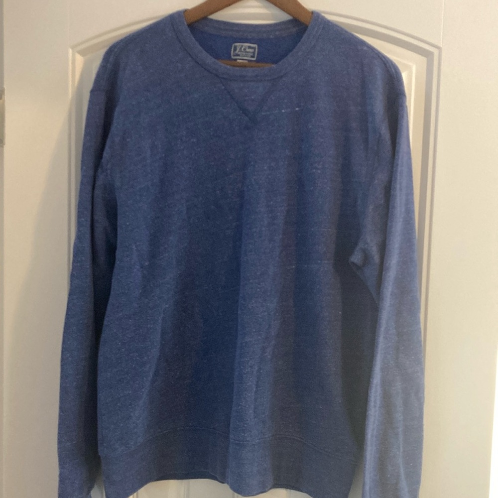 J. Crew Blue Crewneck Sweater